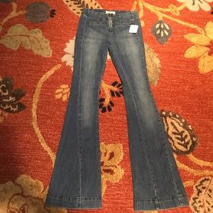 Free People High Waisted Flare Jeans